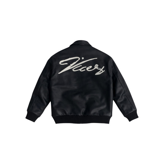 Signature Leather Coat